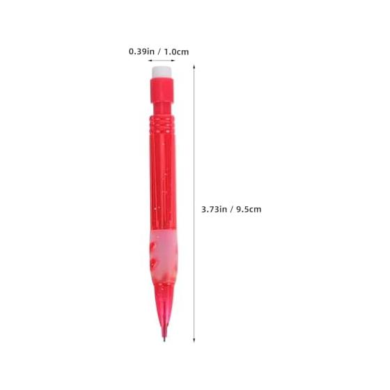 DECHOUS Mini-Druckbleistift 0,7 mm Druckbleistift Set of 10 5 Farben x 2 9,5 cm Für Notizbücher Taschenformat mit Radiergummi Pastellfarben Kompakt Niedlich