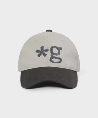 Geulleondeun New Logo 6 Panel Cap (Beige-Grey)