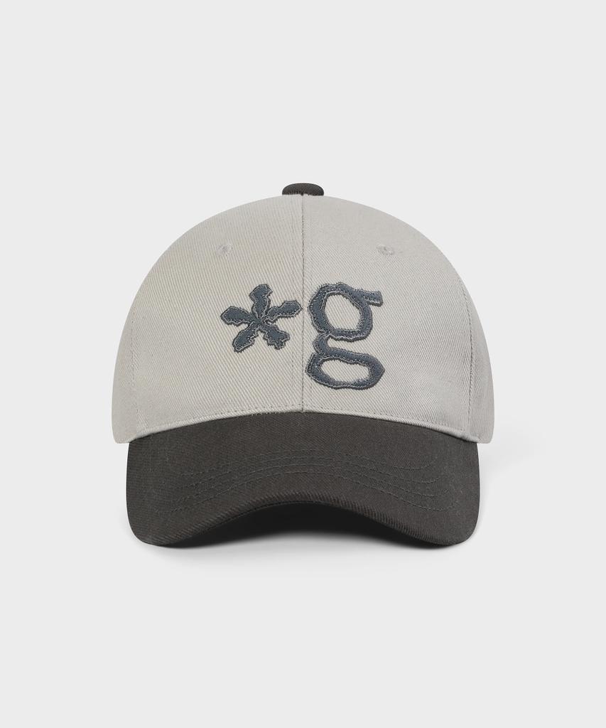 Geulleondeun New Logo 6 Panel Cap (Beige-Grey)
