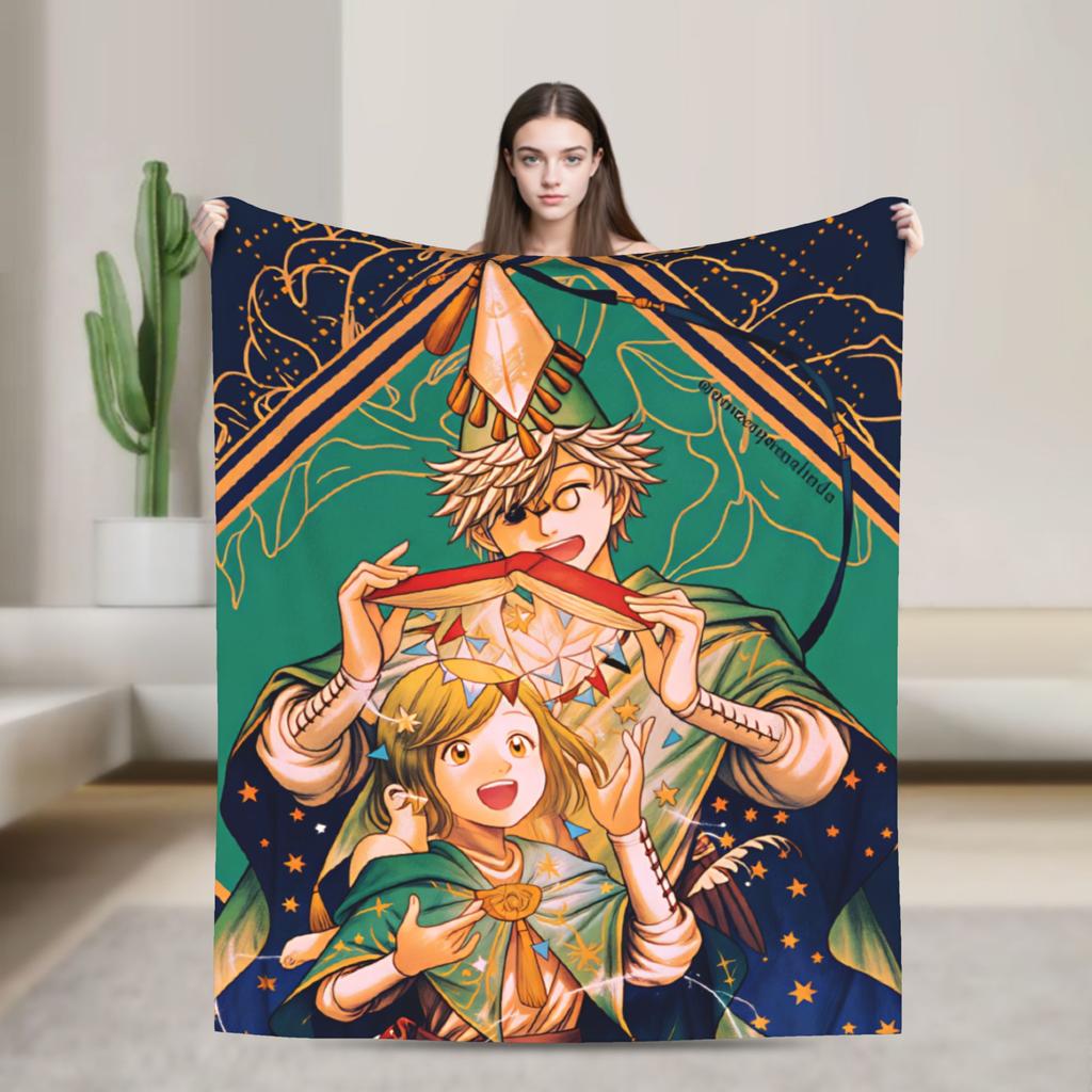 Witch Hat Atelier Blanket Decorative Flannel Bedding Throws For Couch Chair Warm Custom DIY Quality Bedspread Gift Idea