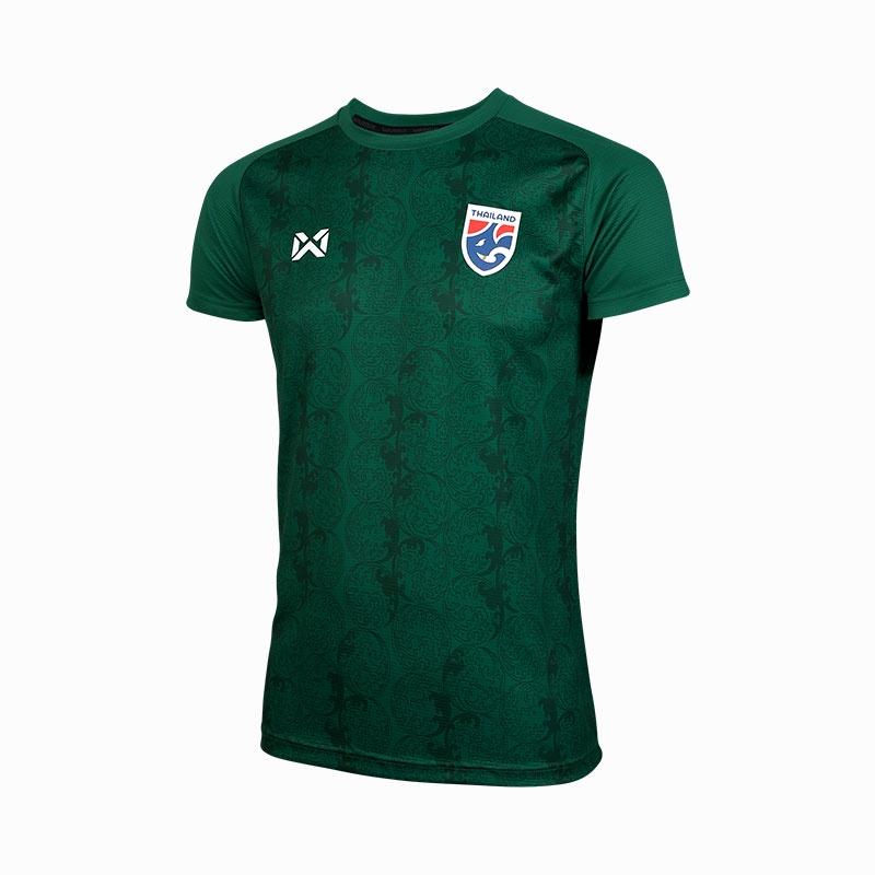 TAILANDIA Fútbol Nacional JERSEY CHEER Versión para fanáticos Camisa de secado rápido Cuello redondo Poliéster Verde Blanco Manga corta Uniforme Deporte al aire libre