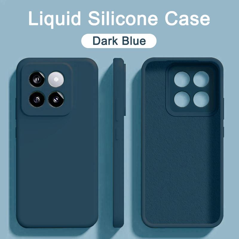 For Poco F6 F5 M6 X6 Pro Phone Case Square Liquid Silicone Cases For Poco X5 F1 F2 M3 M4 X4 X3 F3 F4 GT F6 Pro Shockproof Cover
