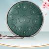 Handmade Ethereal Rattan Drum Edge Cover for 12-14 Inch Handpans - Reduce Noise with Hand-Braided Hemp Rope Apron