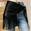 Retro Tassel Triangle Waistband Women Wide Waist Belt Embroidered Printed Corset Belt Shirt Dress Belt Coat Decor Accessories