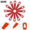 50Pcs Plastic Replacement Blades Spare Parts For STIHL FSA 45 FSA 57 Grass Trimmer Lawn Mower Accessories Garden Tool Parts