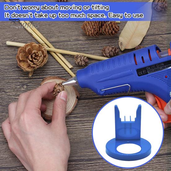 Hot Melt Glue Stand Storage Holder Non-Slip Base Design High Stability Portable Hot Melt Glue Organizer