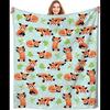 Soft Red Panda Flannel Blanket  Lightweight  Cozy Throw For Kids  Adults Perfect For Bedroom Or Living Room