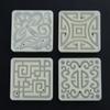 Convenient Blessing Pattern Mooncakes Embosser Practical Dessert Stamp Innovative Square Mold for Home and Food Shops