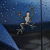 3D Metal Frog-shaped Car Sticker: Fun Car Badge for Trunk, Fender and Door Decoration & Modification Accessories