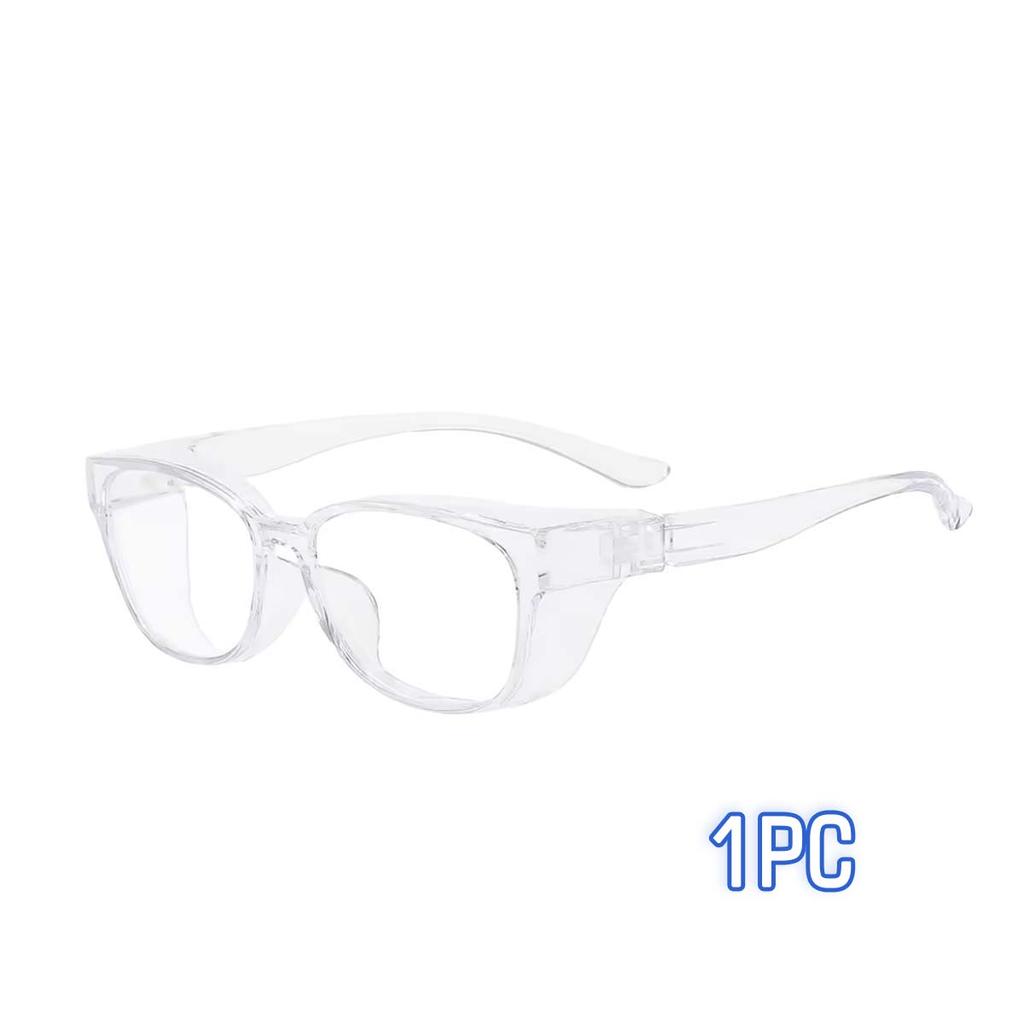 Óculos de segurança VOPHA antiembaçantes com lentes transparentes e proteção lateral tipo asa anti-luz azul óculos protetores unissex