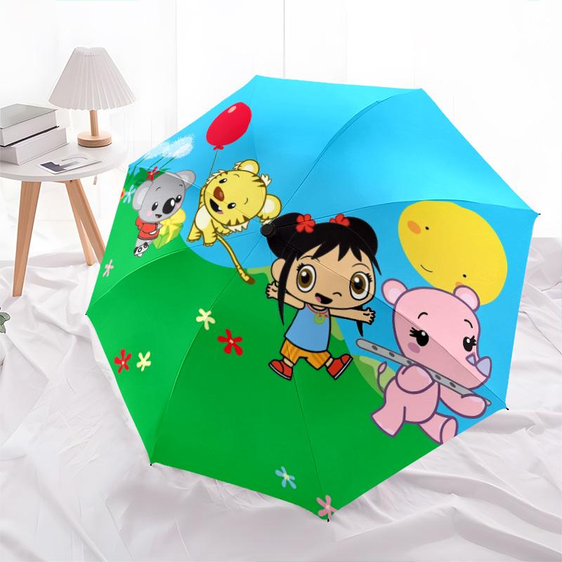 Kylan pattern, automatic folding umbrella, portable and foldable design, 8 ribs, a Christmas or birthday gift.