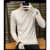 Men S Slim Fit Solid Color Turtleneck Long Sleeve Knit Sweater Winter
