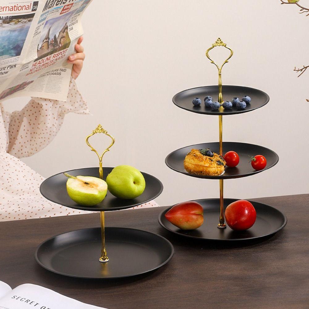 Easy To Use Fruit Tray 2/3 Layer Dessert Display Holder Cake Dessert Tray  Birthday Party