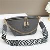 Fahion Women Waist Bag Large Capacity Versatile Simple Wide Strap Chest Crossbody Bag