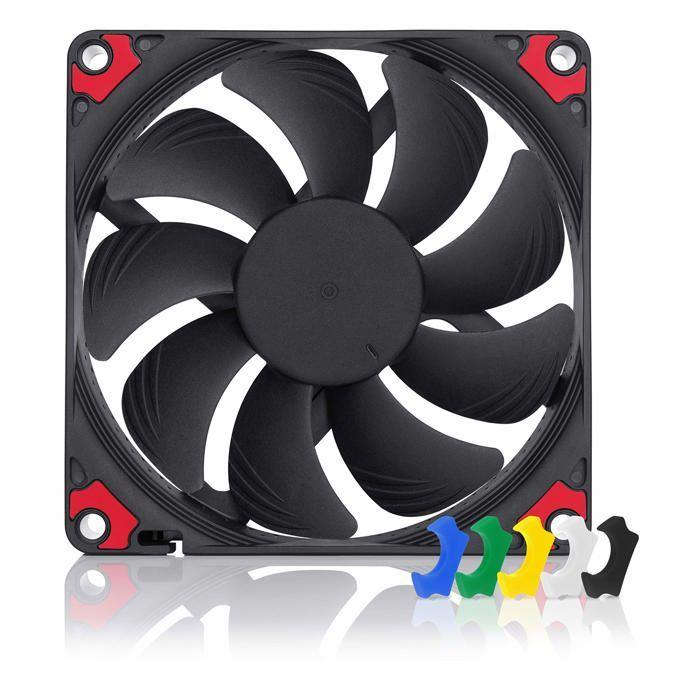 Ventilateur - Noctua - NF-A9x14 PWM - 92 mm - Noir - Tampons anti-vibrations