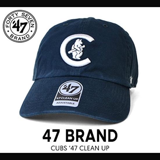 47BRAND CUBS 47 CLEAN UP ONE SIZE CUBS CAP, (Navy)
