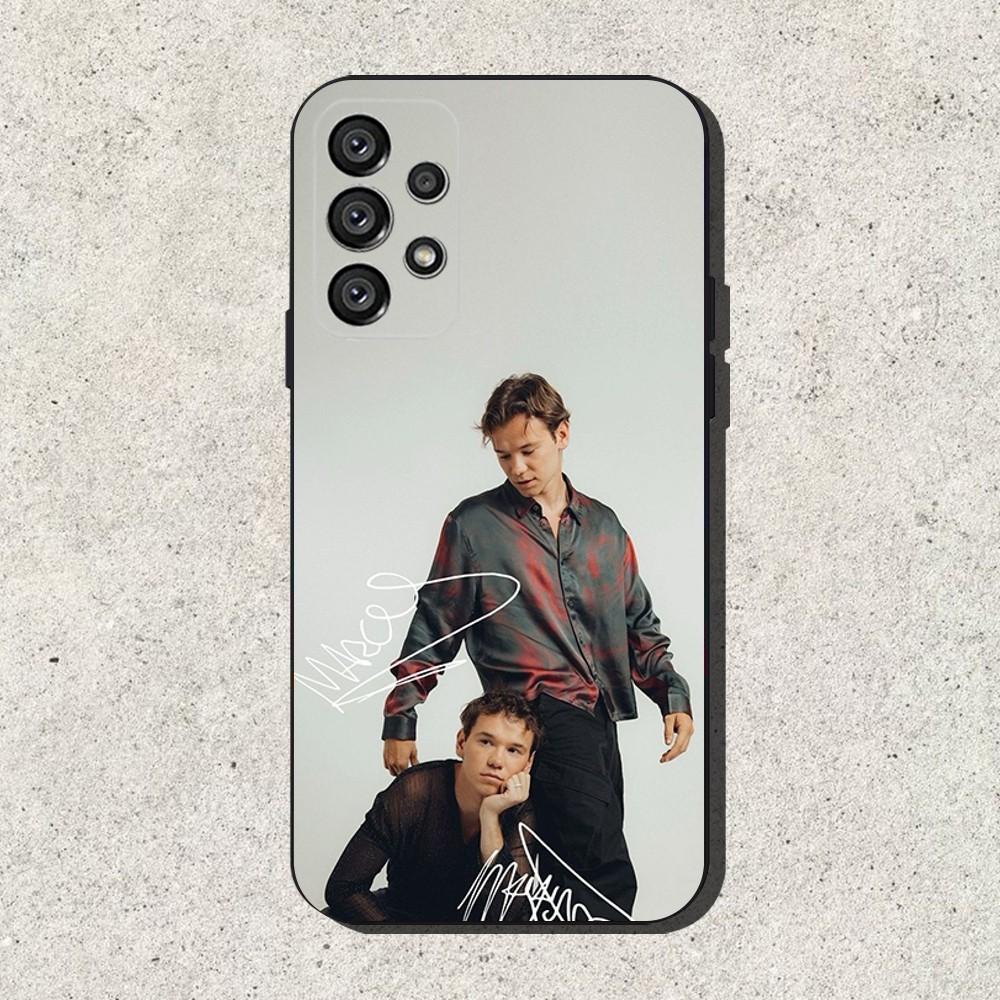 Marcus And Martinus Music Phone Case For Samsung S25,S24,S21,S22,S23,S30,Ultra,S20,Plus,Fe,Lite,Note,10,9,5G Black Cover