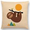 Latest Cartoon Animals Interesting Deer Panda Sheep Bulldog Chameleon Colourful Cushion Cover Car Sofa Throw Pillow Case