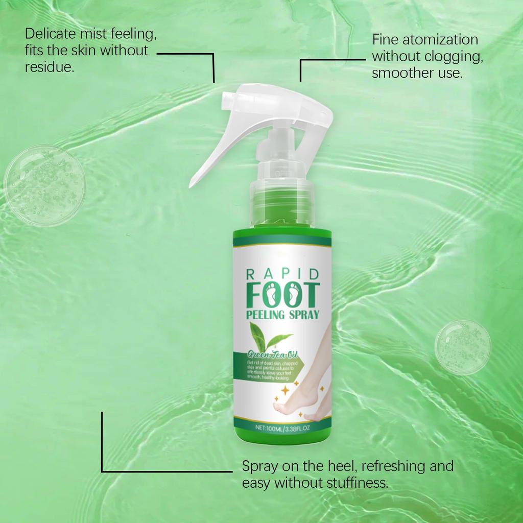 Foot And Exfoliating Spray Synergistically Softens, Moisturizes, Repairs, And Does Not Irritate Exfoliation 100ml