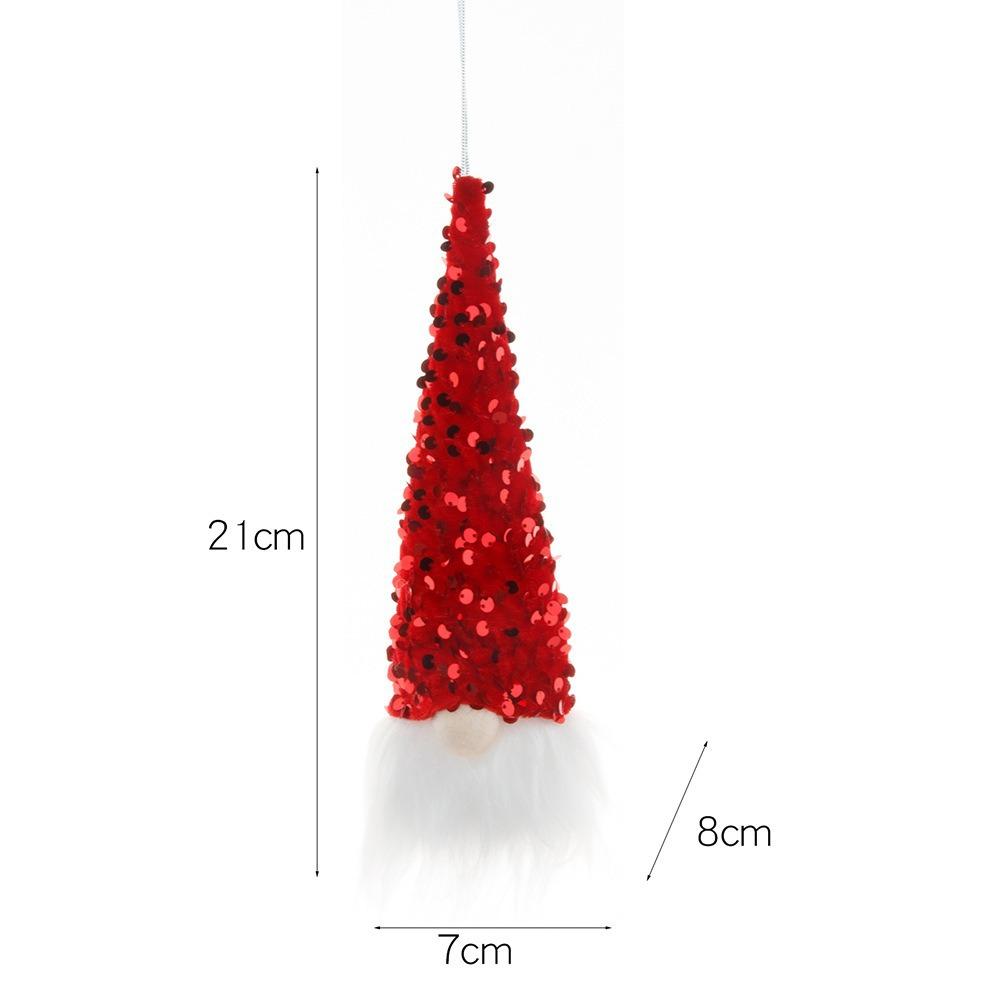 Gnome Light Decor Manual Measurement Christmas Pendant Sequin Gnome Ornament  Christmas Light Decoration For Christmas