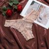 Low Waist Women Lace Flower Briefs Cotton Crotch Floral Underpants Lace Thong Panties  Underwear