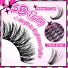 Lash Bond Asend Seal Eyelash Clusters Lasting Double-Ended Fixed Eyelash Glue Remover Tweezers Kit Eyelash Curler Brush Kit Tool
