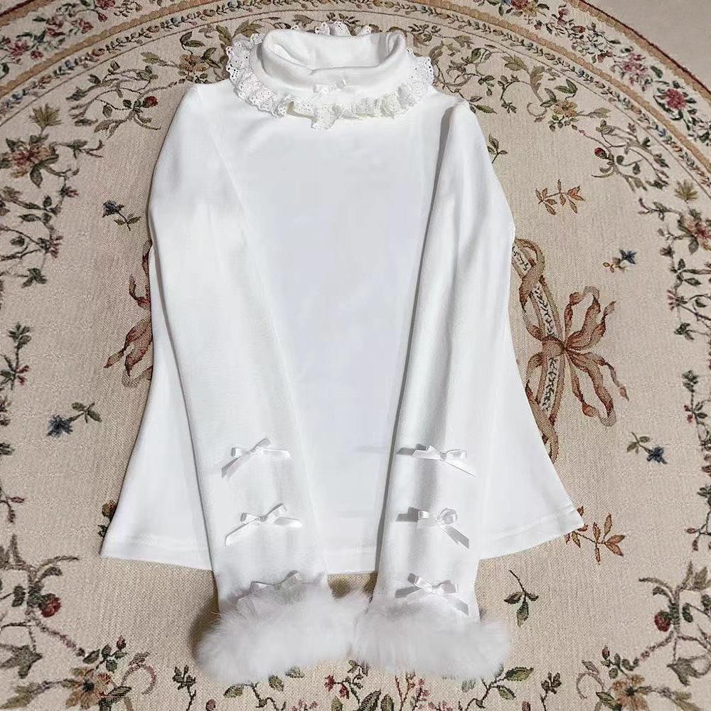 Autumn/Winter Lolita Long Sleeve Warm Top: Soft, Skin-Friendly, Versatile Bestseller