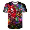 Summer Colorful Tiger 3D Digital Printed Animal T-shirt Men's Women's Short Sleeves Shirt