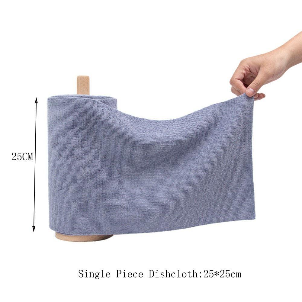 20 Sheets/Roll Absorbent Kitchen Cleaning Dishcloth Microfiber Daily Dish Towels Dining Room