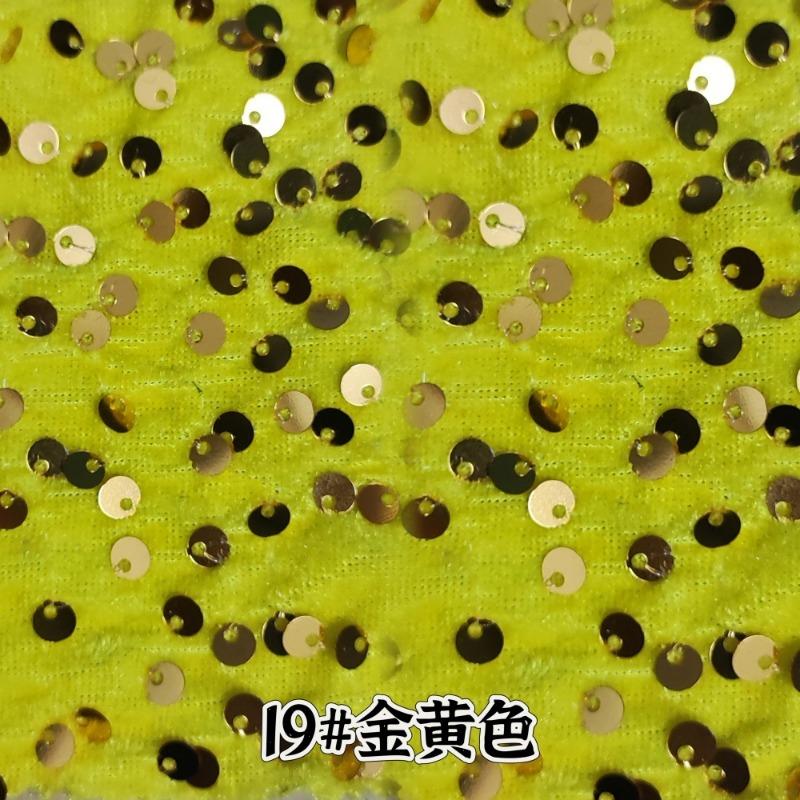 Evening Gowns Encrypt Shining 5mm Sequin Fabric Stretch Velvet Fabrics For DIY Wedding Elegant Party Dresses handmade DIY, etc