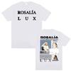 Singer Rosalia LUX New Album Tour Graphic T Shirt Men Women Vintage Aesthetic Short Sleeve Tshirt Cozy Summer 100 Cotton Shirt