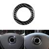 Car Real Carbon Fiber Steering Wheel Panel Logo Cover Frame Trim For VW Golf  6 7 MK6 MK7 Jetta MK5 Passat B6 B7 Polo Touareg