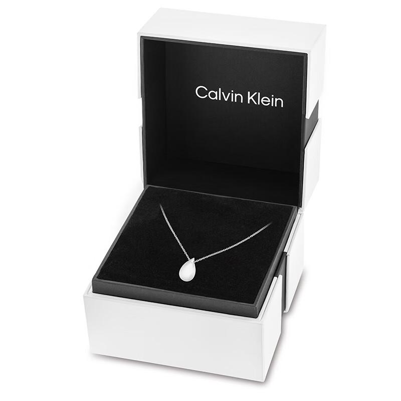 Calvin Klein Women's Steel Waterdrop Necklace