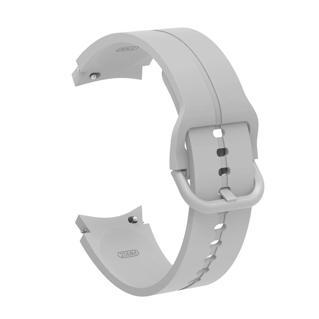 Silicone Strap For Samsung Galaxy Watch 7/6/5/4 40mm 44mm Color tonal buckle bracelet For Galaxy 6 Classic 43mm 47mm 5 Pro Belt