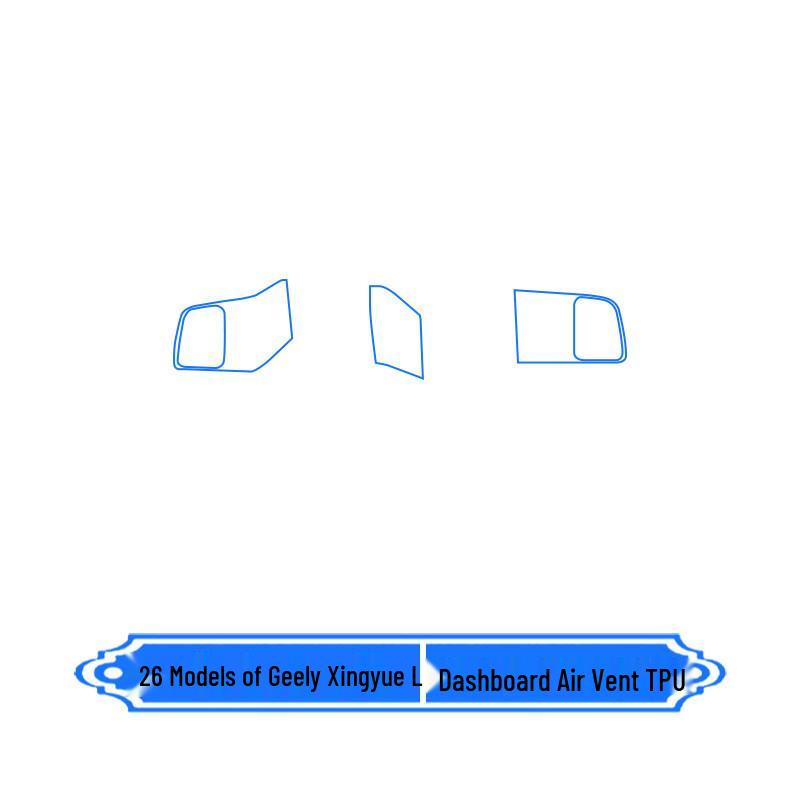 Geely Xingyue L Innenraumschutz: Armaturenbrett, Navigationsbildschirm, Steuerungsaufkleber für 26 Modelle