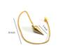 Pendolo Conico in Ottone Autentico Jet – Strumento Metalico per Radiestesia Curativa per Guida Spirituale, Meditazione, Divinazione, Sollievo dallo Stress e Mindfulness