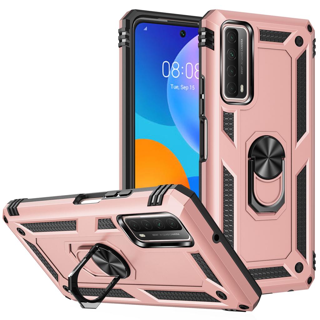 Per Huawei Y7a Custodia Cover Armatura Robusta Militare Antiurto Supporto ad Anello Magnetico Custodia Fundas Y 7a
