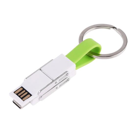 4 in 1 USB Dual Typ-C Magnetisches Micro Lade-Datenkabel für iPhone