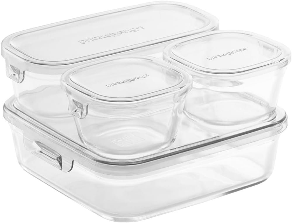 

Iwaki Urban Clear Storage Set of Pack Containers, 4, & Range, F-PRN4UCL2