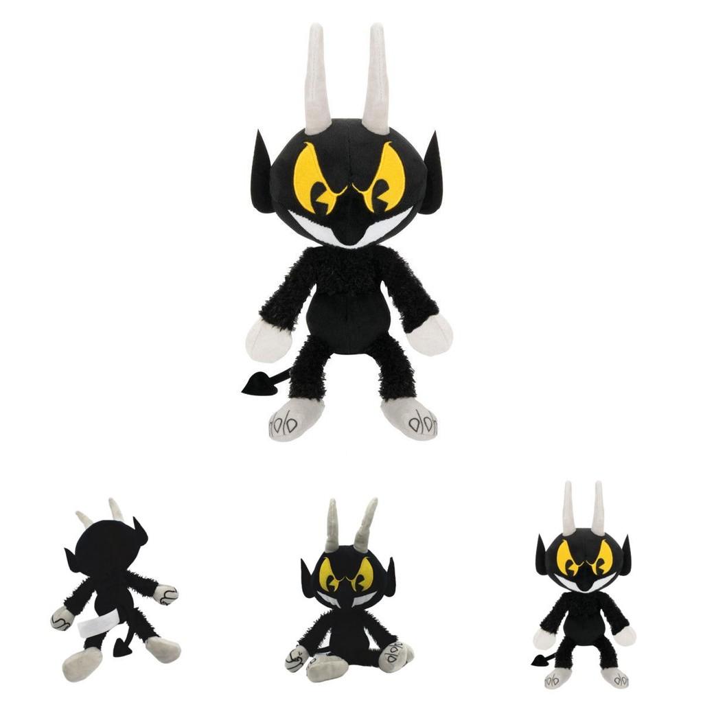 Adorable Cuphead Mugman Devil Boss Plush Toy Stuffed Animal Doll For Kids Baby Xmas Gift Decor