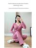 Summer Thin Modal Nursing Pajamas: Long Sleeve Set for Pregnant & Postpartum Women