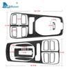 For Chevrolet Camaro 2010 2011 2012 2013 2014 2015 Real Soft Carbon Fiber Accessories Interior Trim Car Gear Shift Panel Sticker