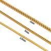 1 Meter Edelstahl Flach Quadrat Kubanische Ketten für Halskette Anhänger Verschlüsse Armbänder Zubehör DIY Schmuckherstellung Zubehör