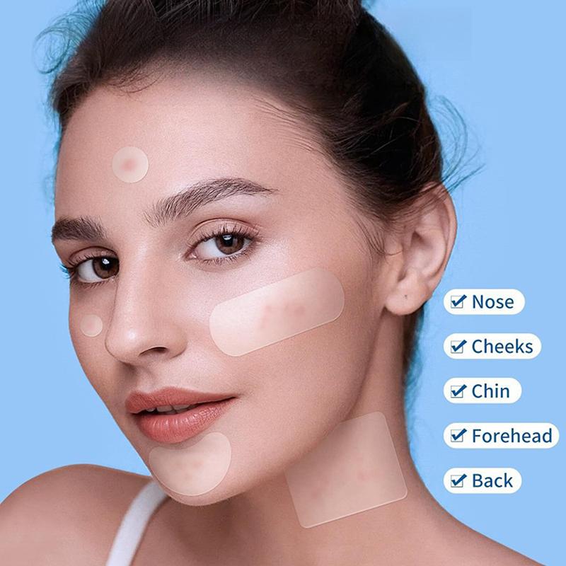 380pcs Multi Specification Irregular Acne Patch Invisible Skincare Sticker Face Skin Care Makeup Tool