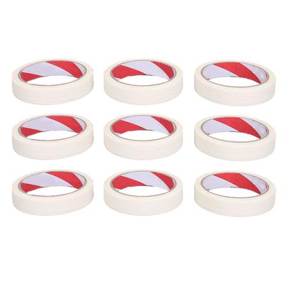 Ruban de Peinture Automobile Résistant aux Hautes Températures 0,79 po X 65,62 pi Blanc Ruban de Masquage pour Retouche Automobile pour Maison Bureau École