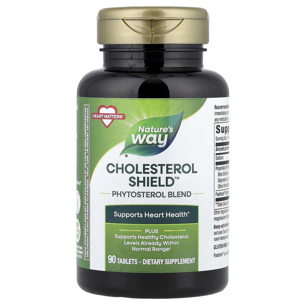 Nature's Way Cholesterol Shield™, Phytosterol Blend, 90 Tablets