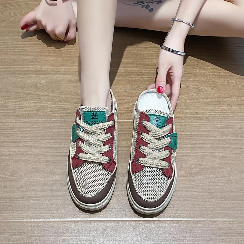Fashion Without Heels Big Sole Basketball Size 36 Training Luxury Women's Sneakers Wemens Shoes Sport Sheos Tenisse Real
