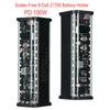 PD 111W Super Fast Charging Power Bank Kit Solder‑Free 8‑Cells 11711 Battery Holder DIY Charging Power Transparent Shell