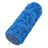 Pattern Paint Roller Wall Decoration Round Rubber Reusable Multifuntional Art Texture Roller for Furniture Cabinet