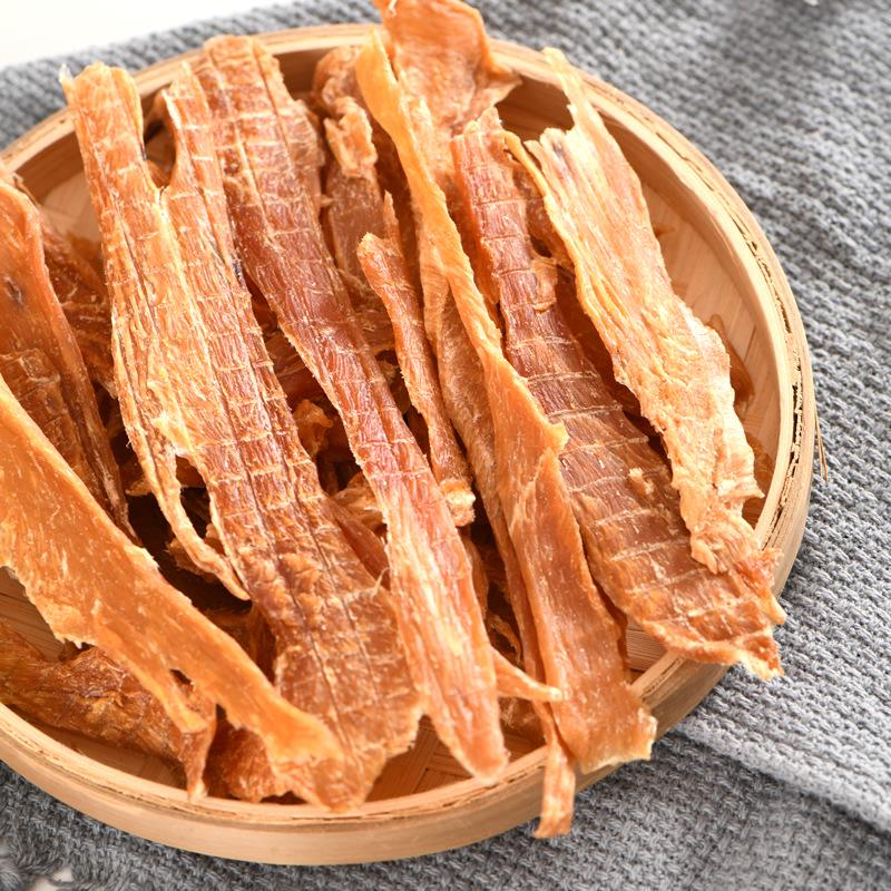 Homemade Chicken Jerky Dog Treats 100g - No Flour, Teeth Grinding, Training Reward, Calcium Supplement